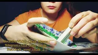 Kooh-i-noor в пасте цветного мела/хруст мела/asmr chalk/канцелярский мел