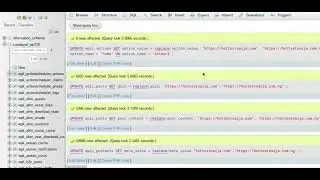 How To Manually Query (SQL), Bulk Update, Database & Change Old Site URLs To New Ones | PhpmyAdmin