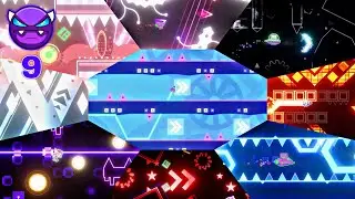 Geometry Dash | Compilation of Demon levels I completed recently ! #6 [RTX ON]