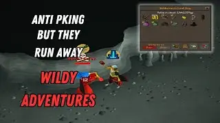Anti PKing But They Run Away | OSRS Wildy Adventures