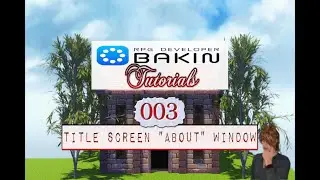 RPG Developer Bakin Tutorial T003 - Title Screen 