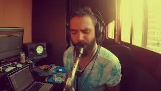 MAESE SAX - Improvisacion - Tenor Sax - Smooth Soulful Groove Guitar Backing Track Jam in D