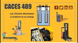 Caces R489 Les chariots électriques   La batterie et sa charge