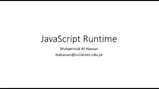3. JavaScript Runtime | Node.js Tutorial for Beginners