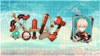 kazuha 16x - genshin impact minecraft pvp pack release [mcpe/mcbr & java]