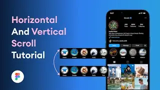 Horizontal vs. Vertical Scroll Tutorial | Using Instagram Profile Screen