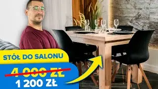 Jak zrobić ROZKŁADANY STÓŁ do JADALNI!