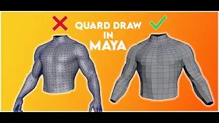 RETOPOLOGY IN MAYA | QUARD DRAW | FOR BEGINNERS | IN HINDI