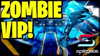My NEW Favorite Casual Mode in Splitgate! ZOMBIE VIP IS INSANE! (Splitgate Gameplay)