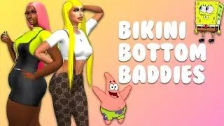 The Sims 4 Create-A-Sim | Bikini Bottom Baddies CAS + CC List