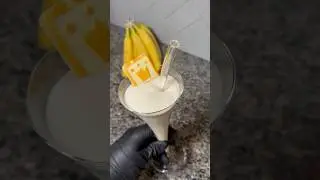 Banana Pudding 🍌 Milkshake 🥤and here’s how to do it❗️✅ #milkshake #bananapudding #desserts #recipe