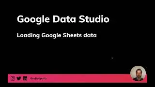 Loading Google Sheets data in Google Data Studio