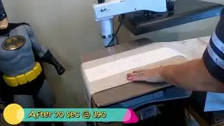 Heat Pressing an Over Sized Item - How to Sublimate a table runner larger than your heat press.