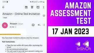 Amazon online test latest update | Amazon test 17 Jan 2024 | aa Rahe Amazon se mail 😍