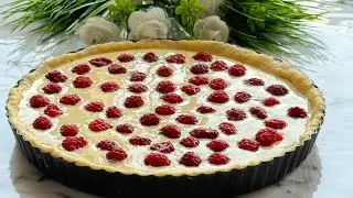 СМЕТАННИК таңқураймен! Дәмі өте ерекше болып шығады!😋Пирог с малиной!