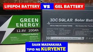 ANO ANG PINAGKAIBA SA GEL BATERY AT LIFEPO4 BATTERY