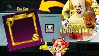 Pennywise gets a Noble Frame in Pubg mobile 