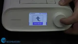 Philips Respironics Dreamstation Menu Interface