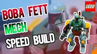 Lego Boba Fett Mech Speed Build - Set 75369 #legobobamech #legobobafettmech #lego