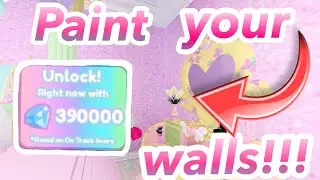 HOW TO PAINT YOUR WALLS AND FLOORS IN YOUR ROYALE HIGH DORM WITHOUT PAYING 300K DIAMONDS!
