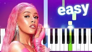 Doja Cat - Say So (100% EASY PIANO TUTORIAL)