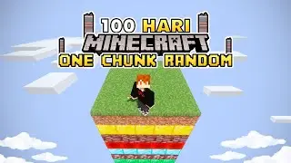 I Survived 100 Days in Minecraft One Chunk Random Only! #minecraft100hari