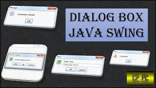 BlueJ | Creating dialog box in Java Swing | Transistor World