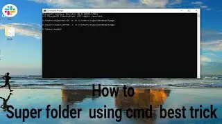 Hide and show folder super hide using cmd Hide and show folder using cmd prompt in windows  10