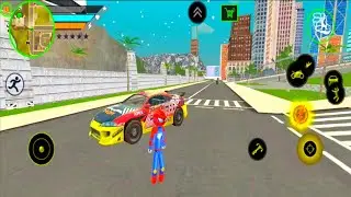 Robot Stickman Spider Rope Hero Bike Transform