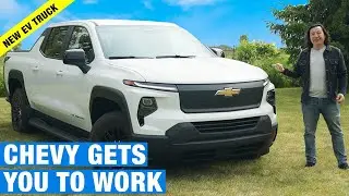 DRIVEN: 2024 Chevrolet Silverado EV! | Chevy’s All-Electric Truck | Interior, Tech & More!