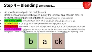 Creating Blending Drill Cards