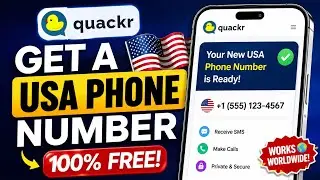 Free USA Virtual Phone Number | Easy Quackr Tutorial 2026