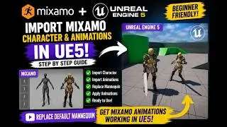 How to Import Mixamo Animations & Character in Unreal Engine 5 (UE5) | Complete Beginner Guide