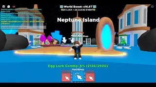 Clicker Simulator Update: Neptune Island!