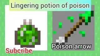 How to brew: lingering potion of posion// poison arrows-- duckcrafted