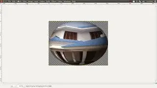 How To Create Spinning Globe From an Image Using GIMP in Linux?