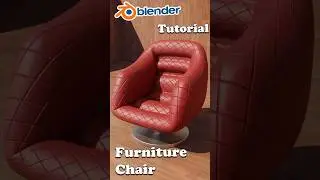 Create Furniture chair in blender in 1 minute 🪑