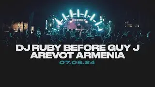 DJ Ruby Live Video Set at Arevot - Warm up for Guy J - Yerevan Armenia 07.09.24