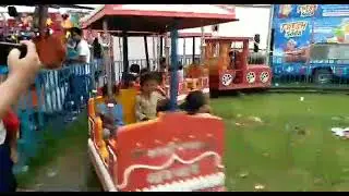Traveling by train for kids very enjoy ....