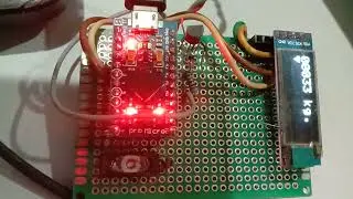 SSD1306 OLED with Arduino Pro Micro
