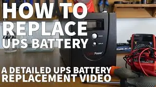 How to Replace a UPS Battery  - UPS battery replacement