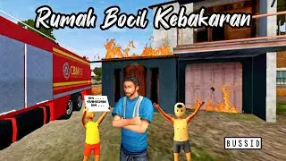 Damkar rescue rumah bocah telolet #bussid