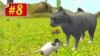 МЫШАТА ПРОТИВ КОШКИ: игра СИМУЛЯТОР МЫШИ В ЛЕСУ #8