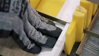 Instalación de cantonera de aluminio peldaño para embutir