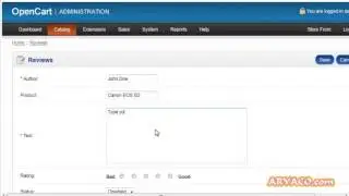 How to manage product reviews and ratings in OpenCart