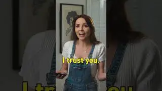 When she acts completely normal (actually scary) 