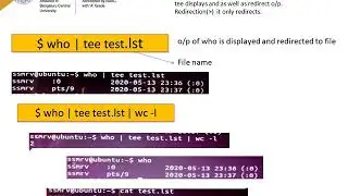 SSMRV Video Lectures-Unix shell programming-Special tools and utilities