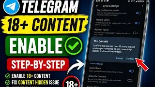 How to Enable 18+ Content on Telegram (2026) | Telegram Sensitive Content Settings Fix