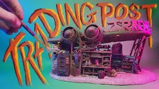 How To Make A Miniature TRADING POST For Tabletop Gaming