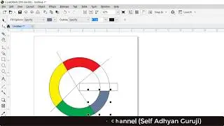 Google Logo Designing in CorelDraw 2019 - Learn Logo Designing in CorelDraw Hindi